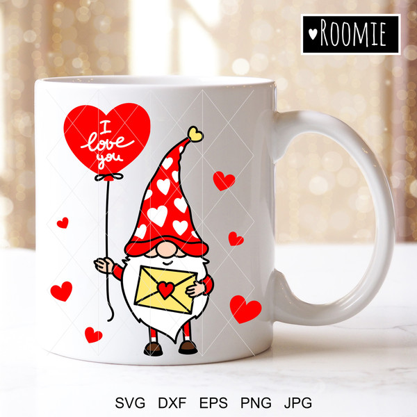 gnome with heart balloon and letter mug design.jpg