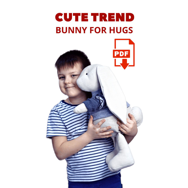 Interior - big - bunny-  stuffed - toy - giant hare (6).JPG