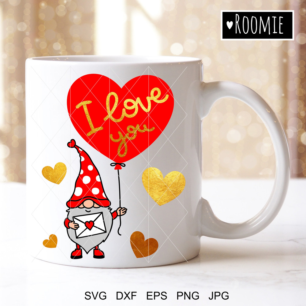 Valentine gnome with heart balloon mug design.jpg
