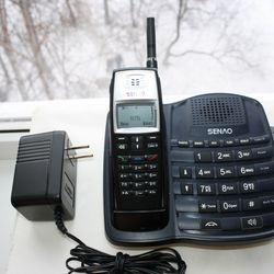 "SENAO SN-358 PLUS "-Long Range Distance Cordless Telephone Used Exellent Condition