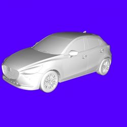 Beauty 1 3d Model Car STL 3D Printing Mazda 2