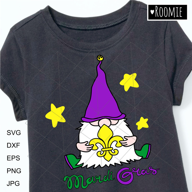 Mardi Gras Gnome Fat Tuesday shirt design.jpg