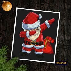 cool santa cross stitch pattern pdf