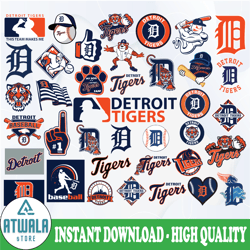 detroit tigers,  detroit tigers svg, mlb svg, clipart, instant download