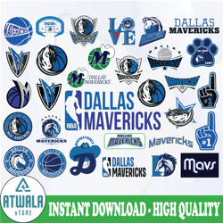 nba dallas mavericks svg, nba teams logo bundle svg, nba sports, basketball bundle svg, nba svg