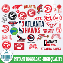atlanta hawks svg, nba sports, basketball bundle svg, nba svg