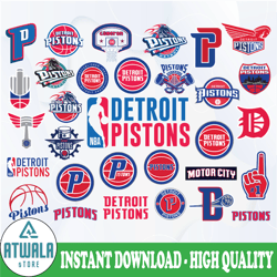detroit pistons svg, nba sports, basketball bundle svg, nba svg