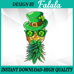 mask swinger upside down pineapple png, st patrick's day funny png, patrick day png, digital download