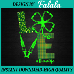 vaccine nurse st. patrick's love png, nurse st patrick's day png, nurse png, patrick day png, digital download