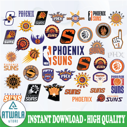 nba phoenix suns svg, nba sports, basketball bundle svg, nba svg