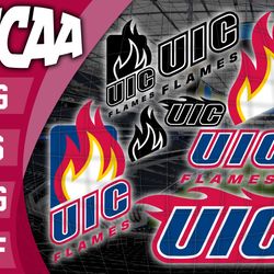 illinois chicago flames svg bundle , ncaa svg, ncaa bundle svg eps dxf png,digital download ,instant download