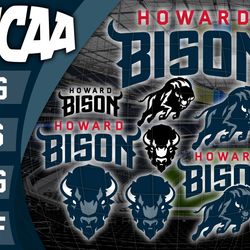 Howard Bison SVG bundle , NCAA svg, NCAA bundle svg eps dxf png,digital Download ,Instant Download
