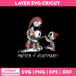 mother of nightmares svg, nightmare before christmas svg, mom svg, mother's day svg file