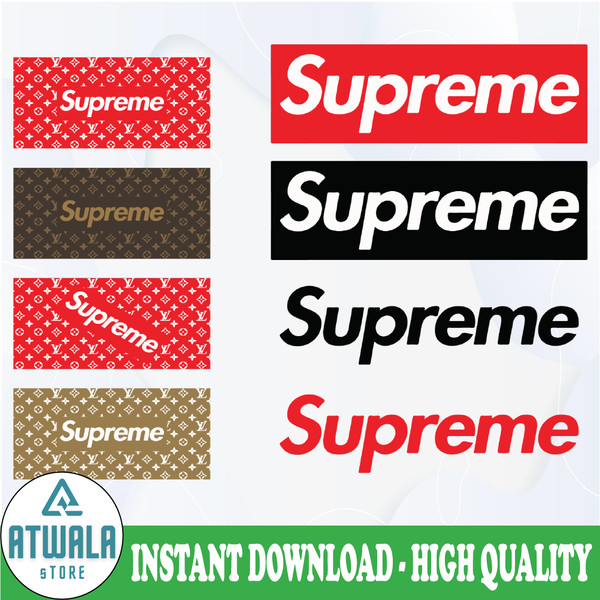 Supreme svg, Superme pattern svg, Louis Vuitton Pattern, Cricut File,  SIlhouette Cameo Svg, Png, Eps, Dxf