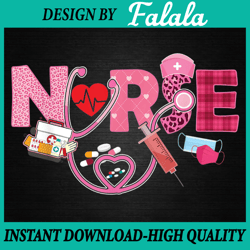 love stethoscope nurse life valentine day 2023 nurse valentine png, valentine day png, digital download
