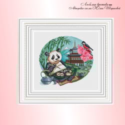 sushi lover cross stitch pattern