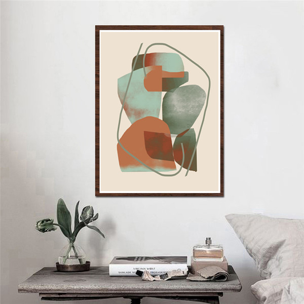 Abstract geometric prints of 3 which are easy to download 1