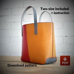Leather pattern - tote bag BG5