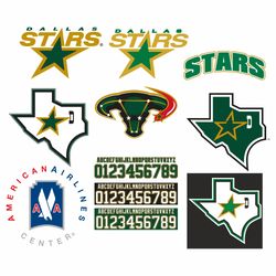 Dallas Svg Bundle, Dallas Hockey Digital File, Dallas Stars Hockey Teams Svg, Dallas Stars Svg, NHL Svg