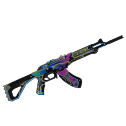 Vandal Glitchpop rifle prop from Valorant