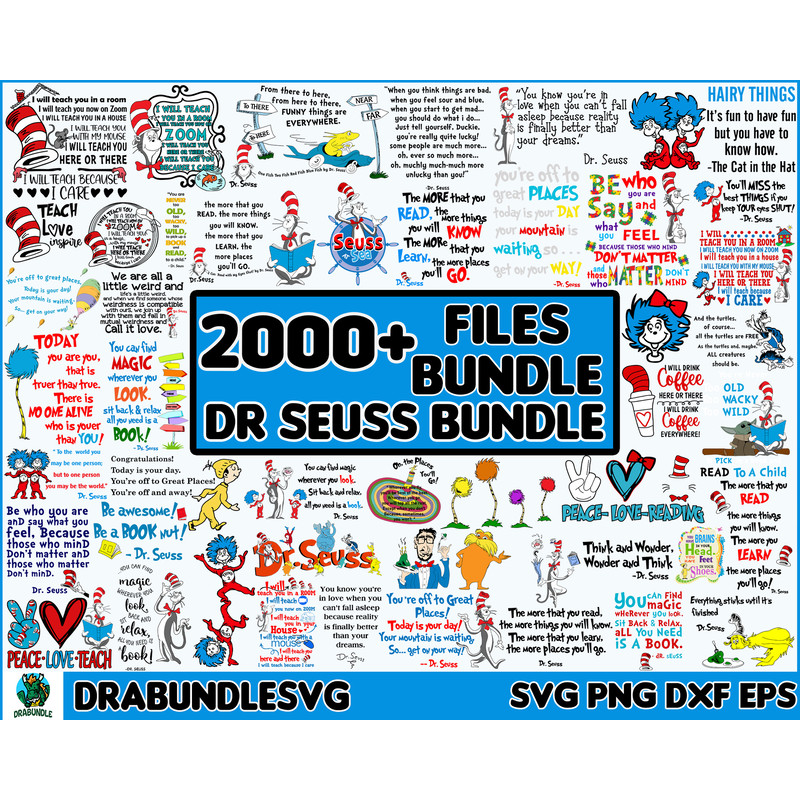 2000 Dr.Seuss Bundle Svg, Dr.seuss quotes, Dr. Seuss book, Dr. Seuss svg, Sublimation, Cat in the Hat.jpg