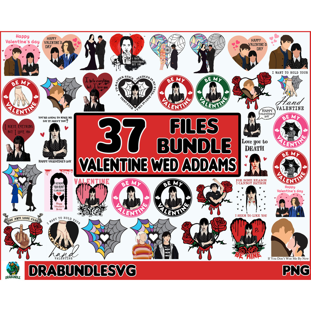 35 Valentine Wed Addams PNG Bundle, Valentine Movies Png, Valentine Wednes Png, Nevermore Academy Png, New 2022 TV Series Png.jpg