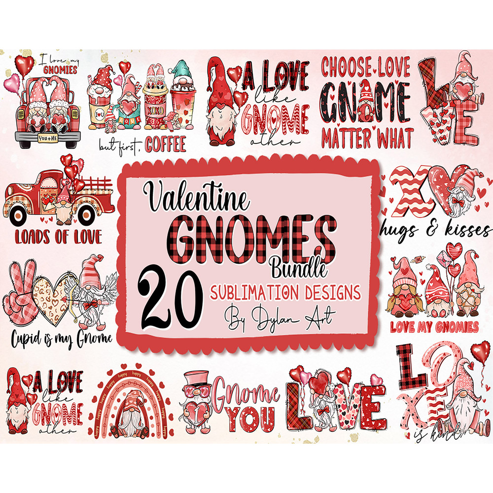 Bundle Gnome png, Gnome Valentines Day, Gnome Happy Valentines Day, Valentine Gift Ideas, Valentine Gnome Design, Gifts For Her, Gnome heart.jpg