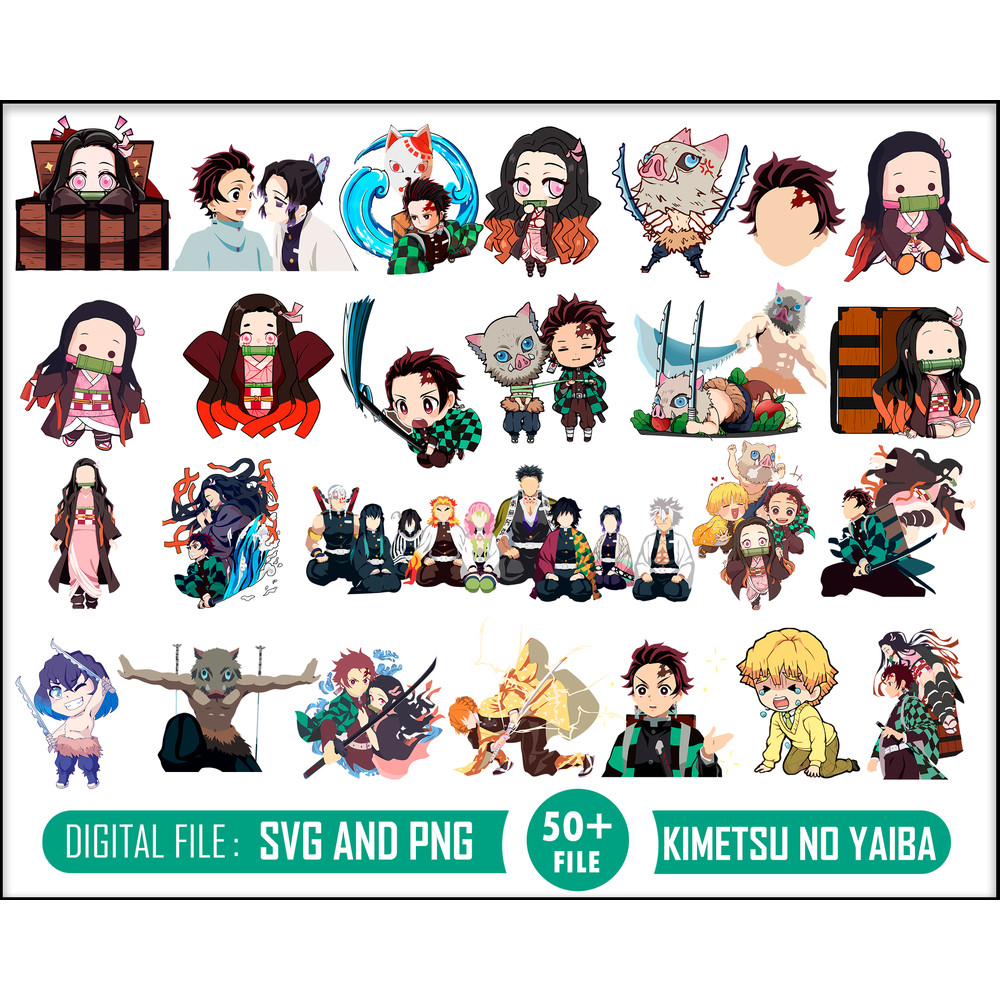 Demon Slayer svg, Anime SVG Bundle, Anime SVG, Anime svg cricut, Demon svg, Manga svg, Anime pack, Japanese cartoon SVG, Anime Cutting Files for Cricut.jpg