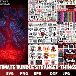 mega ultimate bundle stanger things svg cut files , stranger things svg , digital download , svg, png, cricut, silhouett