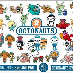 octonauts, octonauts svg, octonauts clipart octonauts cut file, octonauts birthday