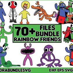 rainbow friends svg, rainbow friends png, sublimation, transfer, digital download, vector illustration