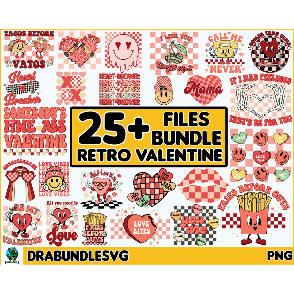 Retro Valentine PNG Bundle, Groovy Valentine Png, Valentine Png, Love XOXO Png, Be Mine Png, Howdy Valentine Png, Sublimation Design.jpg