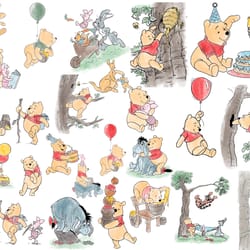 winnie the pooh watercolor clip art, commercial use, hundred acre wood, winnie the pooh clip art png