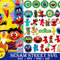 Sesame Monster, Cookie Monster Png Bundle, Street Monster, Red Monster Png, Monster Friends Png, Characters Png, Cut files for Cricut.jpg