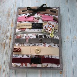 Toy with buckles on a  farm animals theme, Fidget blanket with fasteners and zippered pocket, Toddler travel busy toy
