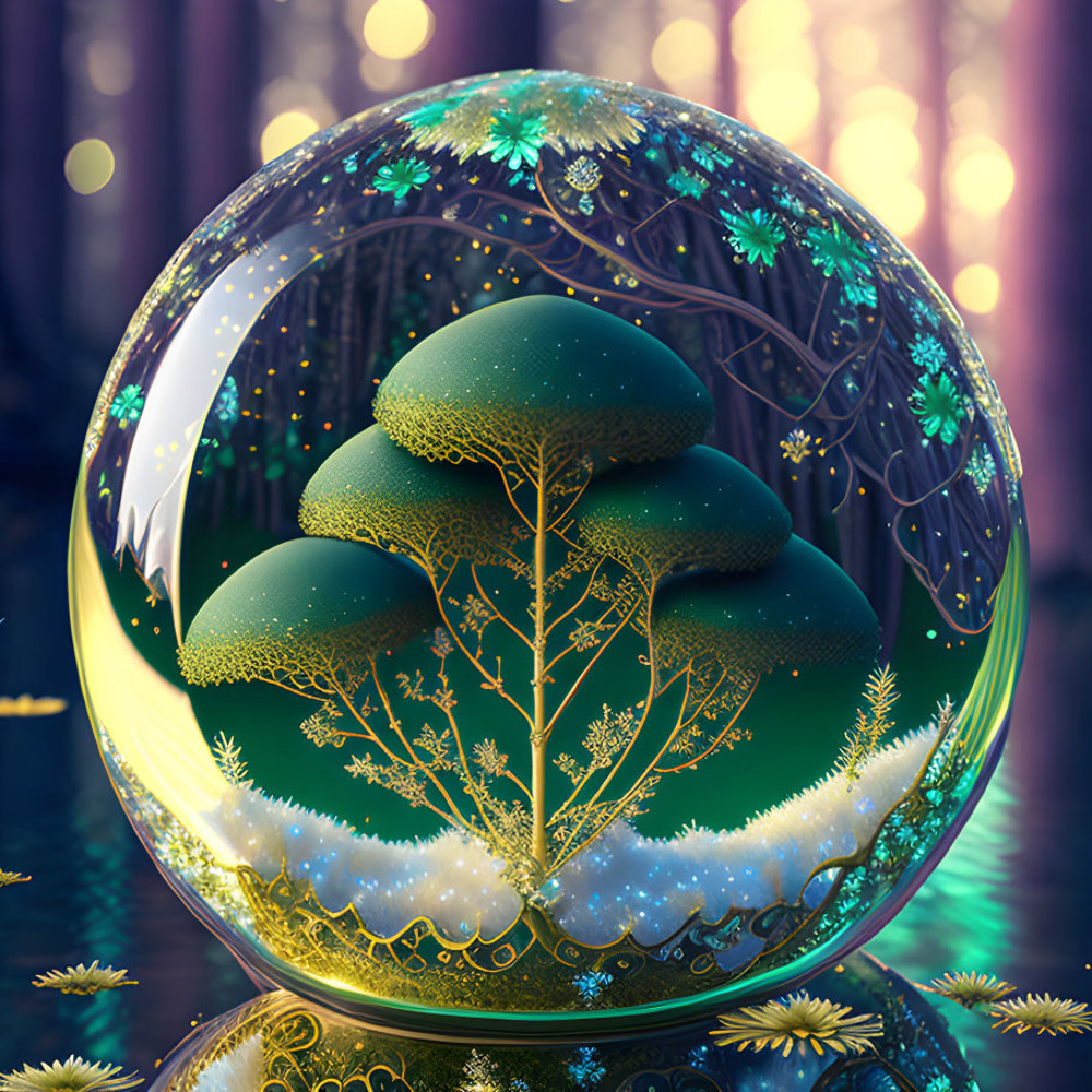 green fractal flowers in a glass.jpg