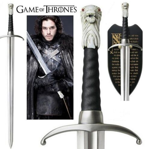Game of Thrones Long Claw King Jon Snow's Sword. Game of Thrones Replica Sword.png