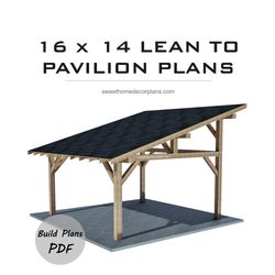 Diy 16 x 14 lean to pavilion plans pdf. Carport plans. Wooden pavilion gazebo plans. Pergola backyard pavilion plans pdf