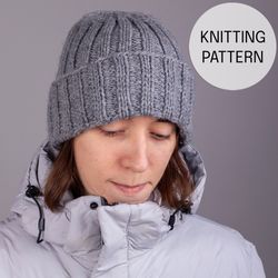 men's beanie hat pattern