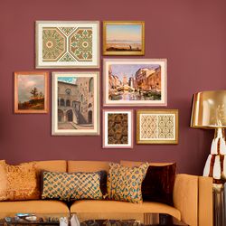 vintage gallery printable wall art set antique prints vintage warm aesthetic prints decor digital download instant downl