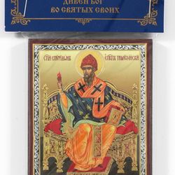 Saint Spyridon of Trimythous icon | Orthodox gift | free shipping from the Orthodox store