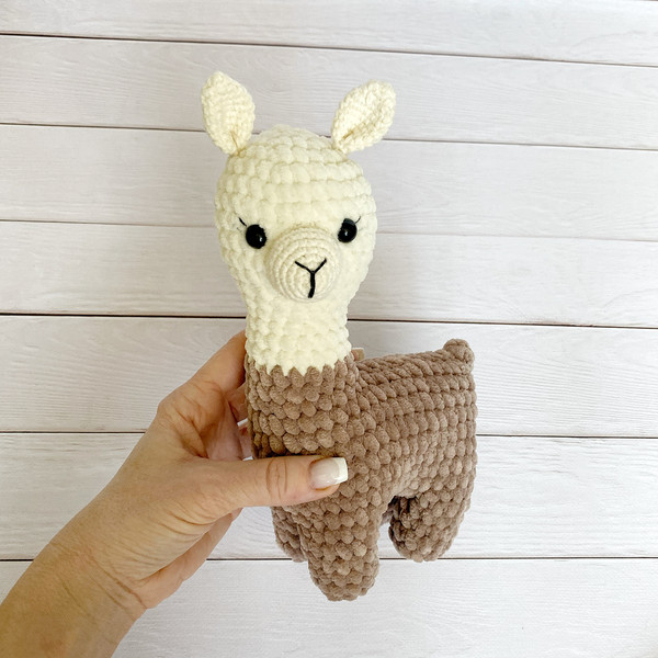 crochet alpaca toy