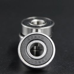 bearings abec-9 608rs (set of 10 pcs) for wheels of scooter, skateboard, rollers, ski rollers, longboard, 608