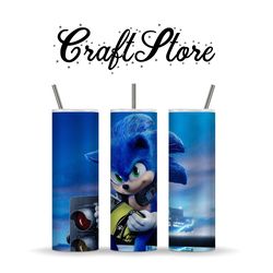 sonic | tumbler png | cartoon | png files for sublimation | instant download | tumbler sublimation design