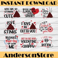 9 valentine toilet paper svg bundle ,valentine svg , valentine's day svg , bundle svg , valentine's day svg