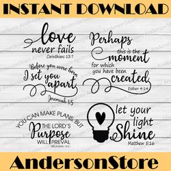 know your purpose bible verse svg and cut files for crafters