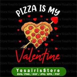 pizza is my valentine heart png, pizza png, funny valentine's png, valentine's day png, pizza my heart, funny pizza png,