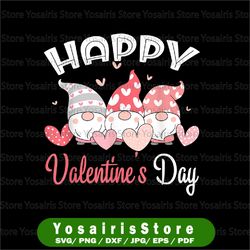 happy valentine's day gnome heart png, gnome clipart, valentine's day gnomes, valentines day clipart
