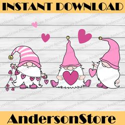 valentine svg clipart gnomes hearts svg, valentine sublimation svg design, scandinavian gnome svg, i love you svg, dxf