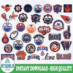 edmonton oilers bundle svg, edmonton svg, oilers svg, dxf, png, eps, nhl